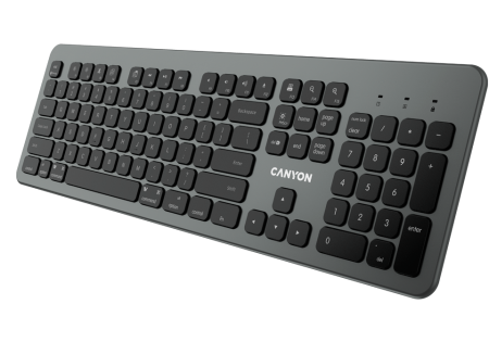 Canyon Ultra Slim Wireless Keyboard BK-10 CND-HBTK10-US